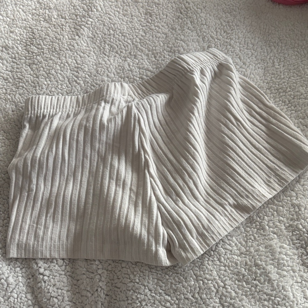 Ribbed Knit Shorts
